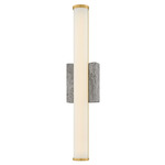 Stony Point Wall Sconce - Aged Brass / Opal Glossy