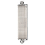 Mclean Bathroom Vanity Light - Floor Model - Polished Nickel / Clear