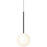 Bola Sphere Pendant - Overstock - Matte Black / Opal