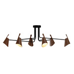 Balance Multi Light Ceiling Light - Black / Imbuia