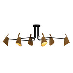 Balance Multi Light Ceiling Light - Black / Teak