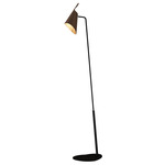 Balance Floor Lamp - Black / American Walnut