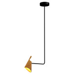 Balance Pendant - Black / Teak