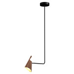 Balance Pendant - Black / American Walnut