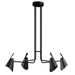 Balance Chandelier - Black / Charcoal