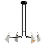 Balance Chandelier - Black / Organic White