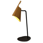 Balance Table Lamp - Black / Teak
