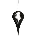 Cappadocia Reverse Pendant - Charcoal / White