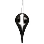 Cappadocia Reverse Pendant - Charcoal / White