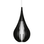 Cappadocia Pendant - Charcoal / White