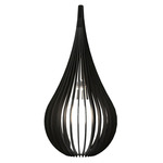 Cappadocia Table Lamp - Charcoal / White Linen