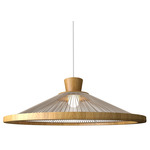 Corda Cone Pendant - Louro Freijo / Rope