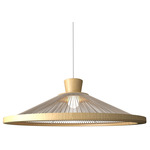 Corda Cone Pendant - Sand / Rope