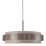 Corda Band Pendant - American Walnut / Rope