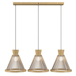 Corda Linear Multi-Light Pendant - Sand / Rope