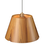 Element Cone Pendant - Teak