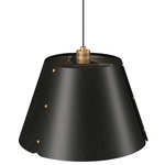 Element Cone Pendant - Charcoal