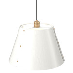 Element Cone Pendant - Organic White