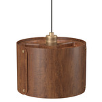 Element Drum Pendant - Imbuia