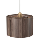 Element Drum Pendant - American Walnut