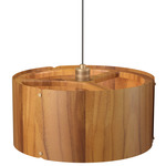 Element Drum Pendant - Teak