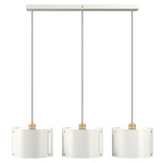 Element Linear Multi-Light Pendant - Organic White