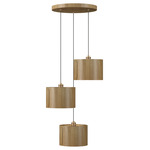 Element Round Multi-Light Pendant - Louro Freijo