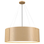 Element Drum Chandelier - Maple