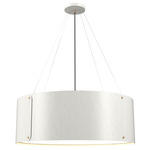 Element Drum Chandelier - Organic White