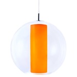 ILU Pendant - Orange / Clear