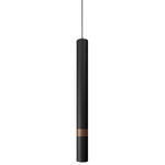 Focco Pendant - Imbuia / Black
