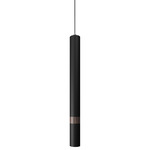 Focco Pendant - American Walnut / Black