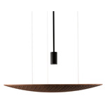 Harmony Pendant - Imbuia / Matte Black