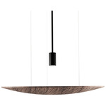 Harmony Pendant - American Walnut / Matte Black