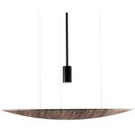 Harmony Pendant - American Walnut / Matte Black