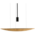 Harmony Pendant - Louro Freijo / Matte Black
