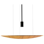 Harmony Pendant - Teak / Matte Black