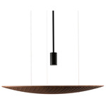 Harmony Pendant - Imbuia / Matte Black