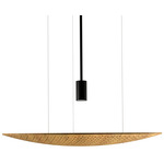 Harmony Pendant - Louro Freijo / Matte Black
