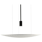 Harmony Pendant - Organic White / Matte Black