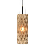Hive Cylinder Pendant - Maple