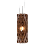 Hive Cylinder Pendant - Charcoal