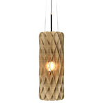 Hive Cylinder Pendant - Sand