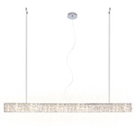 Gia Linear Suspension - Chrome / Crystal