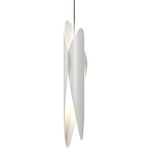 Leaf Pendant - Organic White