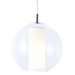 ILU Pendant - White / Clear