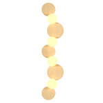 Luna Wall Sconce - Maple / White