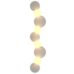 Luna Wall Sconce - Organic White / White