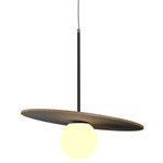Orbit Stone / Slate Pendant - Louro Freijo / Natural Slate
