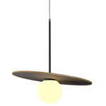 Orbit Stone / Slate Pendant - Louro Freijo / Natural Slate